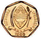 Botswana 5 Thebe  1998 Gem Unc 7 Sided toko Bird free Shipping