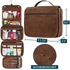 Hanging Leather Toiletry Bag Men s Shaving Dopp Kit For Travel Bathroom Shower