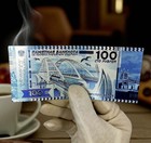 Crimean Bridge Commemorative Edition Pvc Collector   s Edition Gold-plated 100 Rub