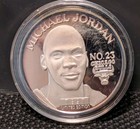 Michael Jordan 1996 Upper Deck Mvp Coin 1 Oz  999 Silver Limited Edition Coa