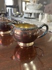 Vintage Simeon L   George H Rogers Company Silver Plated Cream   Sugar Bowl