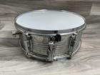 Vintage Steel Shell 5 5  X 14  Snare Drum 8-lug Chrome Over Steel As Is