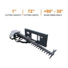 72   Sickle Bar Mower Skid Steer Attachment Hydraulic Brush Cutter For Bobcat