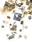 1 1 2 Lb Lot Of Vintage Pins   Pinbacks Mixed Themes Collectible Assorted Design
