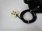 Vintage 1930 s Western Electric D1 Oval Base Telephone E1 Handset 4-prong Plug