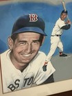 Doug West Painting Ted Williams Boston Red Sox  Signed Autographed Jsa Loa