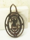 Vtg Antique Singer Treadle Sewing Machine Cast Iron Base Emblem Logo Name Plate
