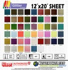 Siser Glitter Htv - Iron On Heat Transfer Vinyl- 12 x20  Sheet - One Dollar Sale