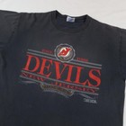 Vintage New Jersey Devils T-shirt Trench Faded Single Stitch Size Xl