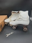 Vintage Chicago Roller Skate Co  Women s Leather Roller Skates   78 Spl Wheels