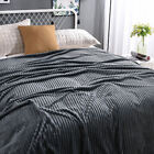 Cut Plush Fleece Throw Blanket Super Soft Lightweight Bed And Couch Sofa Blanket