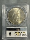 1923 Silver Peace Dollar Pcgs Ms63 Graded Coin