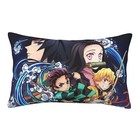 Demon Slayer Anime Pillowcase For Hair And Skin Pillow Case Cover Zipper 3 Sizes
