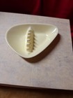 Vintage Coors Ashtray Ceramic Cream Color Boomerang Shape 5 Rests Marked On 