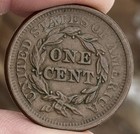 1851 Braided Hair Head Large Cent - Very Nice - Full Liberty -  high Grade  E733
