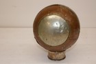Victorian English Wood Copper   Brass Ball Ornamental Home Decor Statement Piece