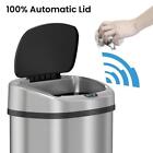 Touchless Motion Sensor Trash Can W  Odor Filter Stainless Steel Waste Bin New