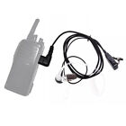 5pcs Ptt Mic Acoustic Earpiece 2-pin Headset For Motorola Radio Walkie Talkie