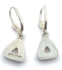 Zina Sterling Silver   925 Hammered Dangle   Drop Earrings 1 25 Inches Long