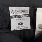 Columbia Titanium Women s Size 4 Black Omni-shade Hiking Capri Cropped Pants