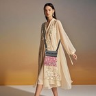 Daisy Print Women Crossbody Bag Floral Print Messenger Bag Adjustable Shoulder