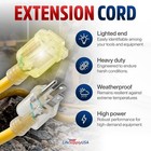 50ft Outdoor indoor Extension Cord 10 3 Gauge Ultra Heavy Duty 3 Prong Sjtw