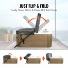 Uimoso Adjustable Hot Tub Cover Lift For Spa And Bathtub  Height 31 5-41 3 In