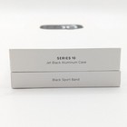 Apple Watch Series 10 42mm A3001   Jet Black Aluminum W  Sport Band   Gps   Lte