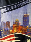 New England Patriots With Boston Skyline 60  X 80   Nfl Throw Blanket