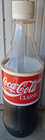 Coca Cola Classic Bottle Display Cooler Trash Can Bin Vintage Store 65 In