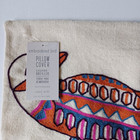 West Elm Pottery Barn Kids Embroidered Bird Lumbar Pillow Cover 12x18  Nwt