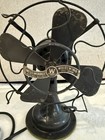 Westinghouse Whirlwind Vintage Oscillating Metal Desk Fan 8in Black 280598 Works