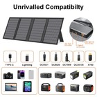 60w Usb Solar Panel Charger Camping Equipment Backpacking Hiking Accessories
