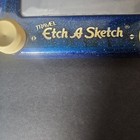 Ohio Art Toy Vintage Travel Etch A Sketch Classic Blue  Travel Size  6x5 Inches