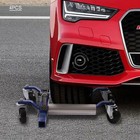 Minimalist 1300lb Hydraulic Positioning Car Wheel Dolly Jack Lift Moving Vehicle