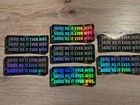 Talking Heads - Once In A Lifetime - Holographic 3  Sticker Vinyl  Water Resist