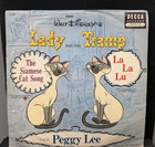 Peggy Lee Rare Lady And The Tramp Decca Record Siamese Cat Song  La La Lu 1955 