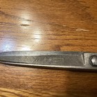 Vintage Wiss Inlaid No  4 Is Big 12  Upholstery Tailor Sail Scissors Shears Usa
