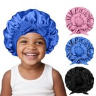3 Pcs Kids Silk Bonnet Sleeping Baby Satin Bonnet For Sleep Kids Hair Bonnets