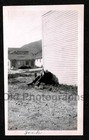 Odd Weird Creepy Big Man Little Head Holding Rifle  Old vintage Photo- Aa97