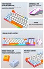 Wired Led Rgb Gaming Keyboard   Mouse Combo  Mechanical Feeling  98 Key