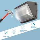 120w Led Wall Pack Light Dusk To Dawn Commercial Outdoor Security Lighting 5000k