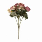 Dusty Rose 2 Bouquets 12  Silk Flowers Assorted Artificial Floral Bushes Party