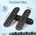 16 Pack Hat Extender  Adjustable Half Size Extender  Flexible Hat Snap