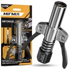 Locking Air Chuck  Heavy Duty With Six Steel Jaws  Locks Onto Any Close Flow