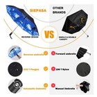 Inverted Umbrella  Large Windproof Compact Umbrellas For Rain   Sun  Compact    