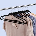 Velvet Hangers 100 Pack Non Slip Clothes Suit shirt pants Velvet Hangers Black