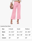 Luvamia Wide Leg Jeans Women Trendy High Waisted Crop Flare Jeans Pants Small