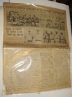 Yankees Clinch Pennant October 1 1922 Boston Sunday Advertiser  carl Mays 