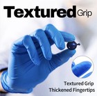 400-nitrile Disposable Gloves 5 Mil Powder-free Textured Grip Non-sterile Medium